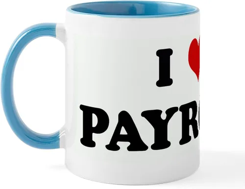 Vista 44 de CafePress Coffee Then Payroll Mugs - Taza de café de cerámica (11 oz)