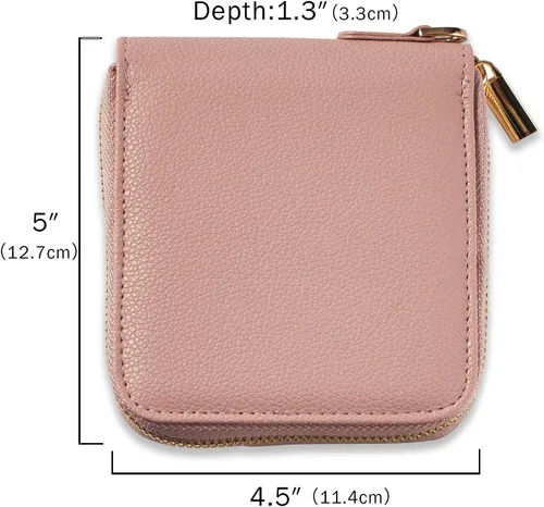 Vista 5 de Estuche organizador de joyas de viaje, para collares, aretes, anillos, pulseras, artículos esenciales de viaje, bolsas de viaje portátiles de moda