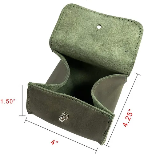Vista 6 de Hide & Drink, Bolsa de joyería de cuero, mini caja de tamaño de viaje, organizador de almacenamiento de anillos y artículos preciosos, regalos