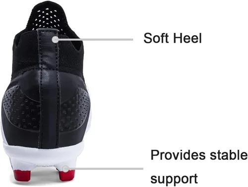 Vista 4 de Tacos de fútbol ligeros para hombre para entrenamiento de fútbol zapatos de fútbol sala profesionales antideslizantes - Zapatos de fútbol sala