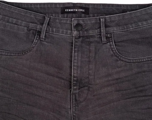 Vista 5 de Kenneth Cole Jeans ajustados para hombre - Jeans elásticos para hombre con poliéster reciclado Repreve - Jeans para hombre Slim Fit
