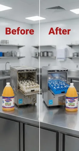 Vista 8 de Nu-Foam Potente removedor de escamas – Disuelve los depósitos de calcio y cal en cuestión de minutos – Sin fórmula exfoliante segura para todas