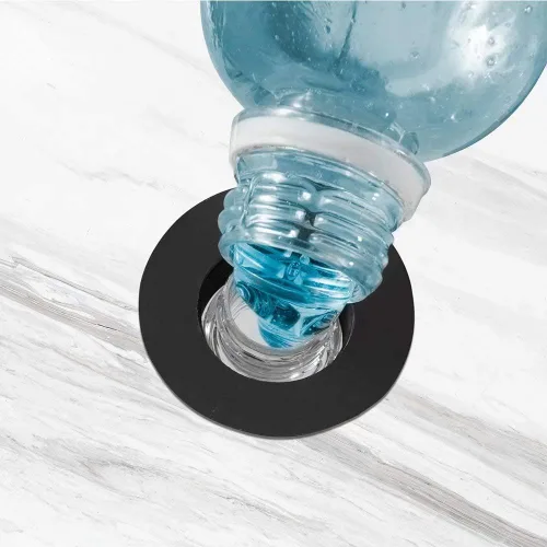 Vista 3 de Dispensador de jabón para fregadero de cocina, dispensador de jabón de fregadero integrado dispensador de loción con botella de 17 onzas