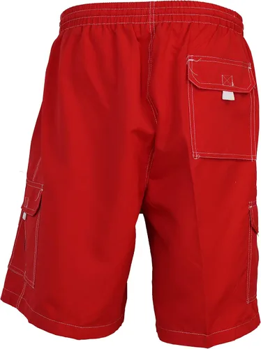 Vista 3 de SURF AVE Traje de baño clásico para hombre, cinco bolsillos, sin ojales