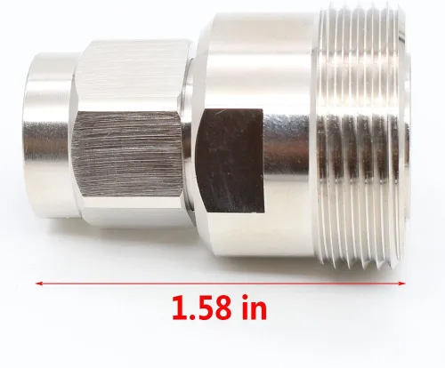 Vista 4 de Adaptador coaxial hembra a N macho 7/16 DIN L29