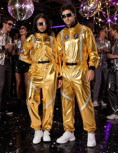 Vista 4 de Disfraz de astronauta para adultos, traje espacial para hombres