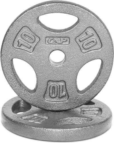 Vista 14 de CAP Barbell Placas de peso de agarre estándar de 1 pulgada