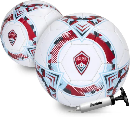 Vista 23 de Franklin Sports Pelotas de fútbol oficiales del equipo MLS - Balones de fútbol oficiales tamaño 5 - Balón de fútbol de tamaño y peso reglamentario