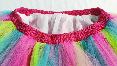 Vista 3 de Ellames Falda de ballet vintage de los años 50 con tutú para mujer