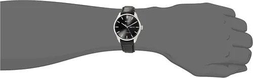 Vista 6 de Mido Reloj Hombre Belluna Sunray Automático Mido Caliber 80 (Base ETA C07.621) Reloj, Negro -, Moderno