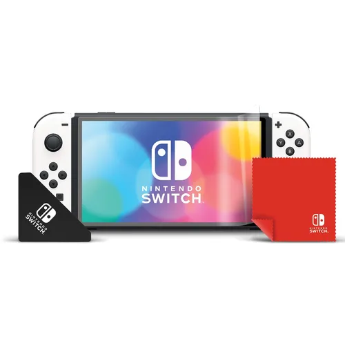 Vista 5 de PDP Gaming Deluxe Starter Kit for Nintendo Switch, Nintendo Switch Lite, Nintendo Switch OLED Model - Black and White