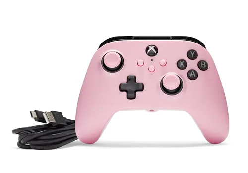 Vista 8 de PowerA Wired Controller for Xbox Series X S - Pink, gamepad, video game/gaming controller, works with Xbox One, Officially Licensed