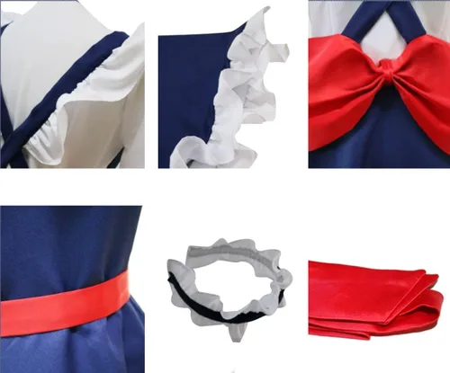 Vista 3 de Disfraz de cosplay de jardín de rosas para la doncella dragón de Miss Kobayashi Tohru