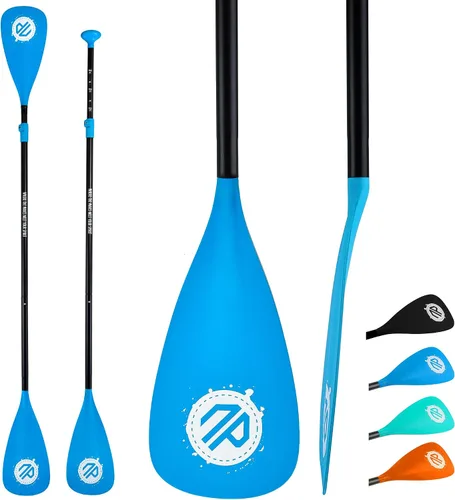 Vista 10 de niphean Remo de kayak de 4 piezas, paletas de tabla de remo ajustables, pala ligera de SUP, accesorios de tabla de remo desmontable con eje
