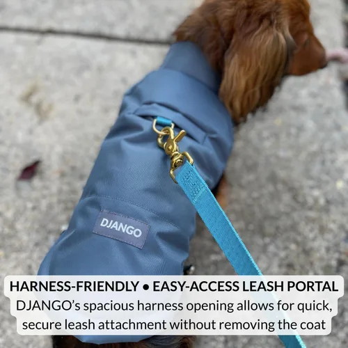 Vista 6 de DJANGO Abrigo de invierno reversible para perros con acolchado – Chaqueta de invierno cálida para perros y abrigo aislante repelente al agua