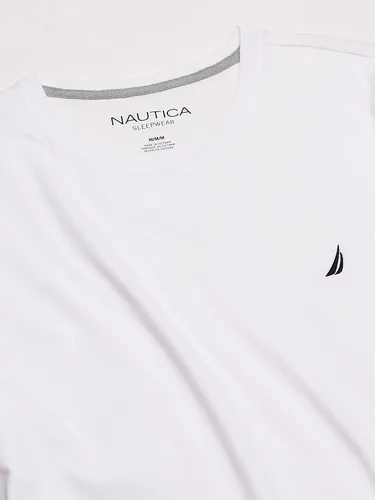 Vista 2 de Nautica Men's Anchor Crew Neck Sleep Shirt