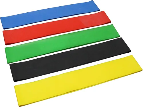 Vista 2 de FixtureDisplays® FDS 16052 - Juego de 5 bandas de resistencia, bandas de ejercicio/resistencia para piernas, bandas de entrenamiento y terapia física