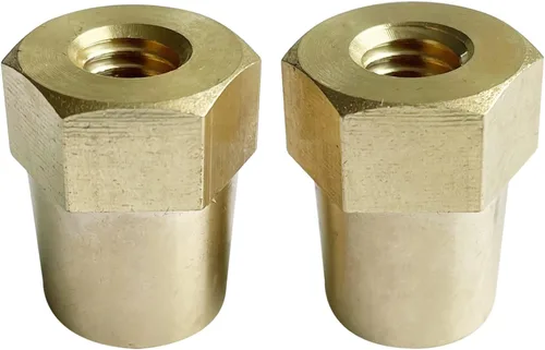 Vista 6 de Ampper 3/8"-16 rosca hembra de terminal de batería de latón adaptador de poste de terminal de batería postes de carga para extensión de perno