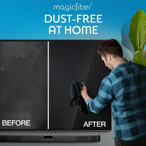 Vista 2 de MagicFiber - Paño de limpieza de microfibra extra grande para pantallas