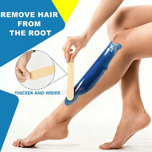 Vista 8 de Cuentas de cera dura, granos de cera de 1 libra para depilación de piel sensible, fórmula de cabello grueso, bikini brasileño, cara, cejas, axilas