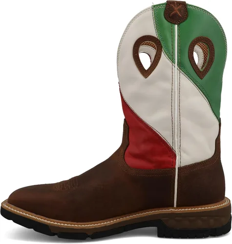 Vista 3 de Twisted X Men's 11" Western Work Boot, Safety Toe, Ginger & Pear, 7 D