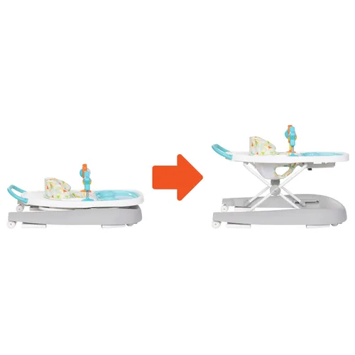 Vista 4 de Smart Steps® by Baby Trend Dine N' Play - Andador de alimentación 3 en 1, Harmony Fun
