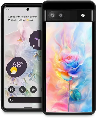 Vista 266 de Compatible con Google Pixel 4A 5G Mobile Case Creative Acrylic Back Panel Silicona Edge Case Slim Protección Especialmente para Google Pixel 4A 5G