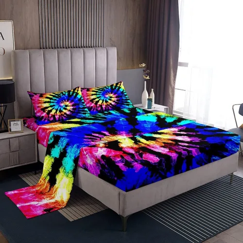 Vista 35 de Feelyou Juego de sábanas para niños con diseño de aguacate, ropa de cama bonita con frutas para niños y niñas, 1 sábana encimera y 1 sábana bajera