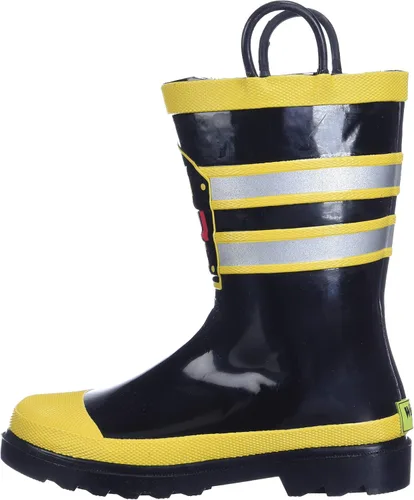 Vista 8 de Western Chief - Botas de lluvia impermeables impresas con asas fáciles de tirar, F.D.U.S.A, 1 M US Little Kid