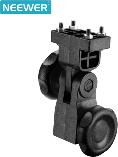 Vista 6 de Neewer Adaptador de convertidor de luz de anillo ajustable para soporte de luz de lámpara de anillo, adaptador anular estándar hecho de plástico