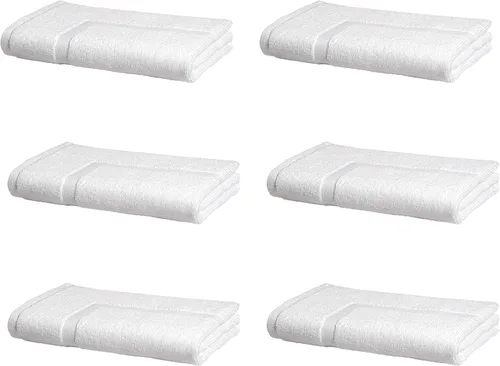 Vista 8 de Amazon Basics Alfombra de baño con bandas, 31 pulgadas de largo x 20 pulgadas de ancho, color negro