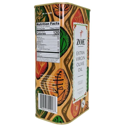 Vista 3 de ZOE Aceite de oliva virgen extra, latas de 1 litro (paquete de 2)
