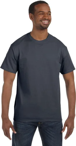 Vista 266 de Gildan Camiseta G500 para hombre Ceniza/baya