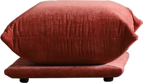 Vista 21 de JACH Mid-Century - Sofá modular moderno de felpilla para sala de estar, sofás minimalistas profundos de 3 asientos con cojín grueso, muebles cómodos