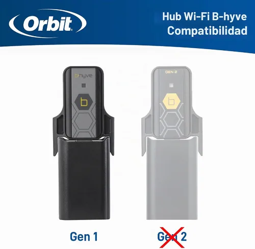 Vista 3 de Orbit B-hyve Gen 1 Wi‑Fi Hub (21006) Para uso con temporizador 21005