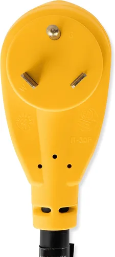 Vista 5 de Camco 55155, adaptador eléctrico con asa PowerGrip Dogbone de 12 pulgadas