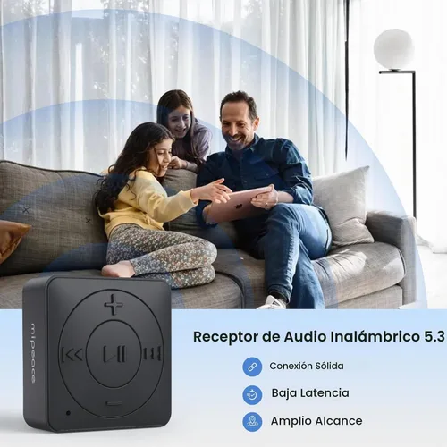 Vista 3 de MIPEACE Adaptador Bluetooth para auriculares con cable, auxiliar de 0.1 in