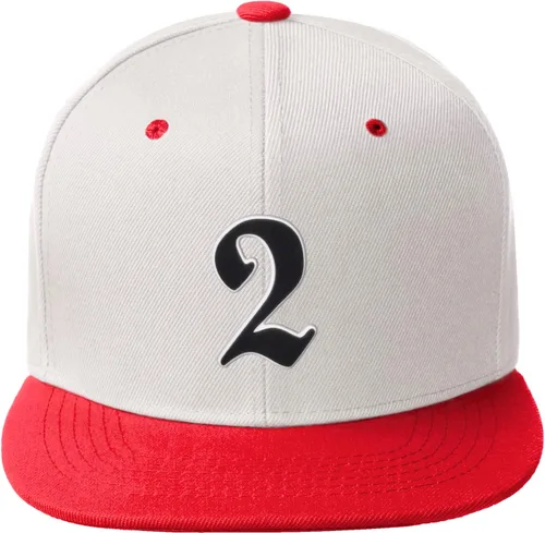 Vista 43 de Daxton Gorra clásica con visera de billete plano con letras del alfabeto inglés antiguo de la A a la Z