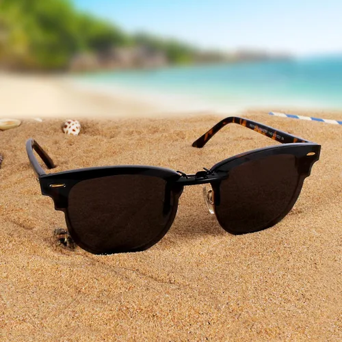 Vista 2 de Gafas de sol polarizadas CLIP-ON para Ray-Ban Clubmaster RB3016 (RX3016) 51X21