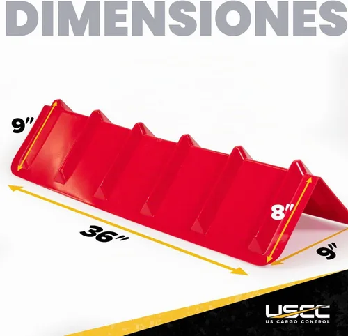 Vista 2 de US Cargo Control Protector de esquina plana de 8 x 8 x 36 pulgadas, utiliza correas de hasta 4 pulgadas en protectores de bordes planos, protege