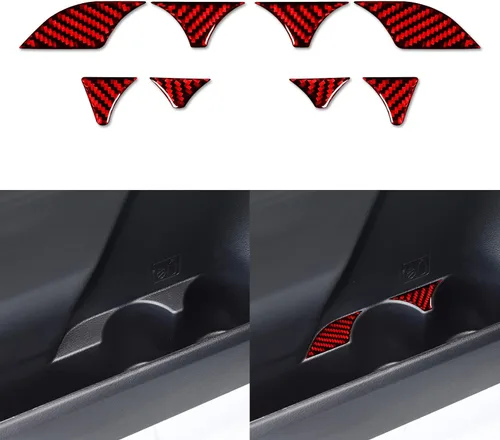 Vista 17 de NVCNX Real Premium Fibra de carbono compatible con Toyota Tacoma 2016-2017 Accesorios Car Dash Bed Interruptor de luz Panel Panel Cubierta