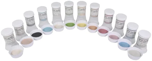 Vista 2 de Sax, set de 12 esmaltes mágicos de cristal para uso escolar y manualidades, varios colores, envases de 4 onzas