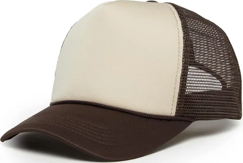 Vista 77 de Funky Junque Sombrero de camionero ligero Snapback de espuma de malla en Negro/Negro