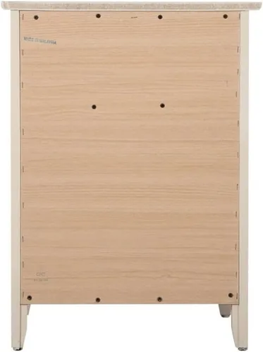 Vista 5 de Glory Furniture Izzy Mesita de noche de madera maciza con 1 cajón/1 puerta, color beige