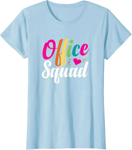 Vista 16 de Oficina escuadra administrativa asistente escuela secretario regalo camiseta Negro
