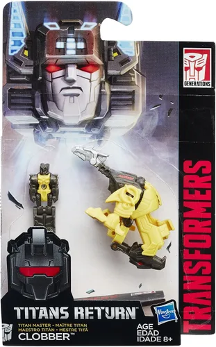 Vista 2 de Transformers Generations Titan Masters Clobber Figura de acción