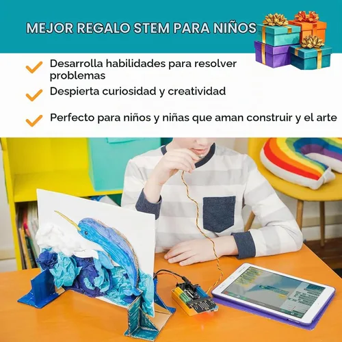 Vista 8 de BirdBrain Technologies Kit prémium de Hummingbird Bit I Robótica para niños