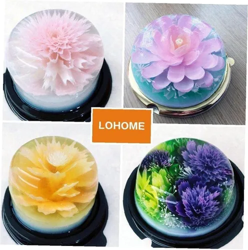Vista 6 de Boquilla de gelatina de acero inoxidable, jeringa, aguja, pudín de gelatina, decoración de flores, accesorios de cocina, transparente, 11 uds