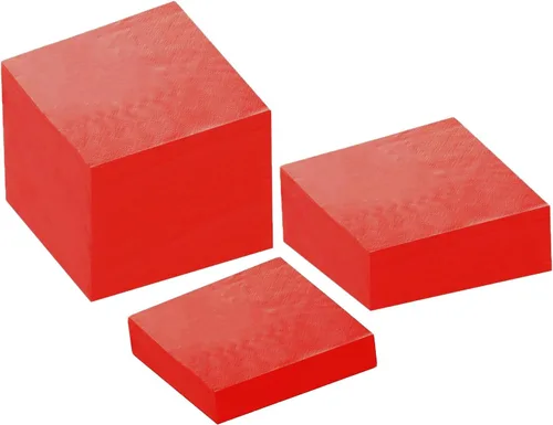 Vista 20 de 100 paquetes de servilletas de cóctel de 2 capas, servilletas de postre plegadas de 5 x 5 pulgadas, servilletas desechables para cena, boda