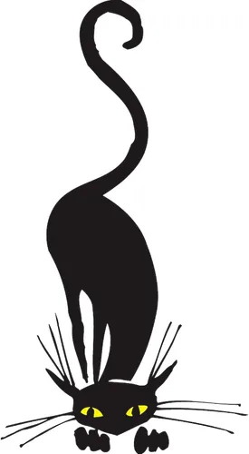 Vista 2 de CafePress Otro Black Cat - Vaso de pinta, 16 onzas Transparente - Otro vaso de pinta de gato negro